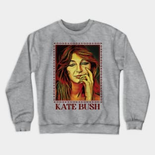 Kate Bush /// Retro Aesthetic Fan Art Design Crewneck Sweatshirt